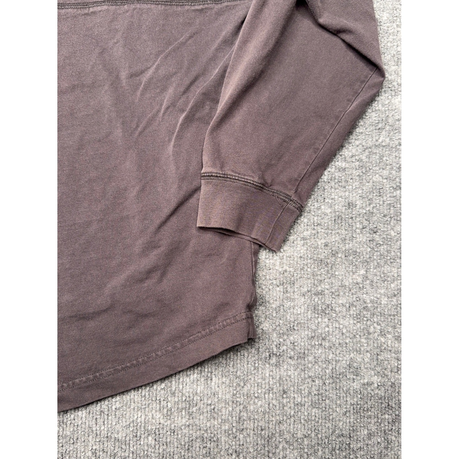 PINK Victoria’s Secret Spirit Jersey Women L Faded Plum Leopard Print Good Logo