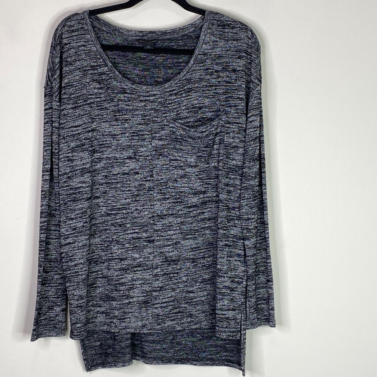 Banana Republic Drop Tail Long Sleeve Tunic Tee Women’s Size Medium