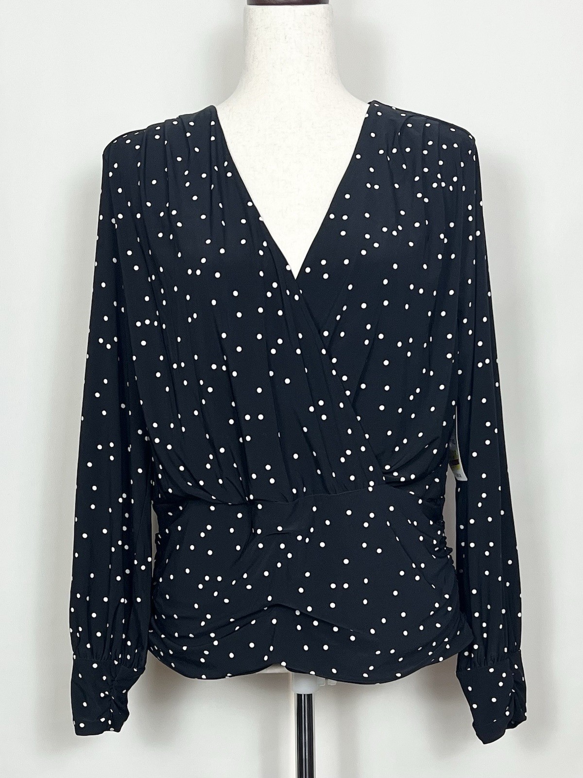 I.N.C. International Concepts Women’s Petite Printed Surplice Top Size PXL