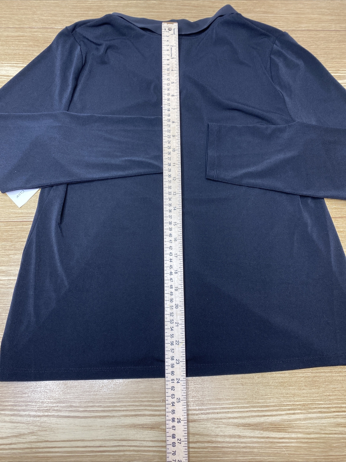 Blusa Para Mujer Charter Club Manga Larga Con Cuello Anudado Para Oficina Talla