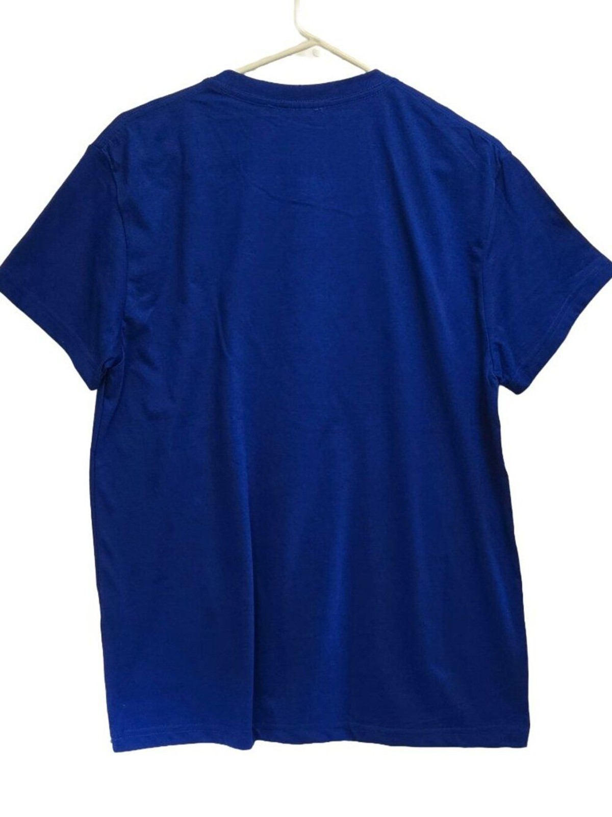 NWOT Royal Blue “Thanksgiving Calories” Graphic Short Sleeve Crewneck L T-shirt