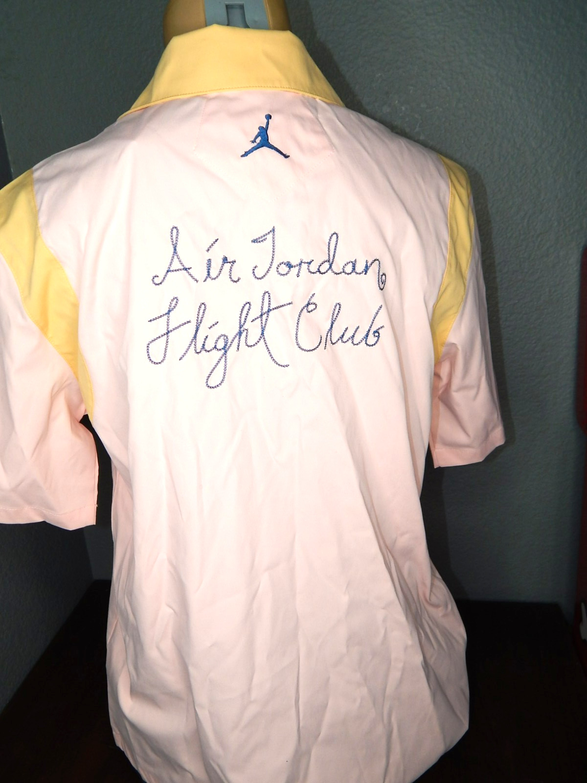 NWT Air Jordan Shirt Women’s S Pink Jumpman FLIGHT CLUB MJ Stitch Bowling
