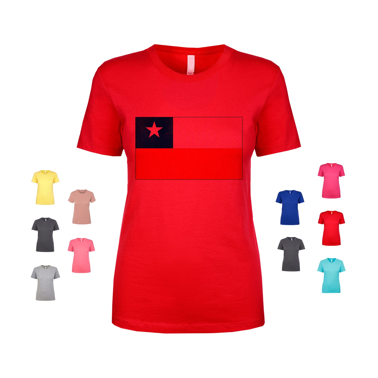 Chile Flag patriotic heritage pride culture nationality Women’s T Shirt