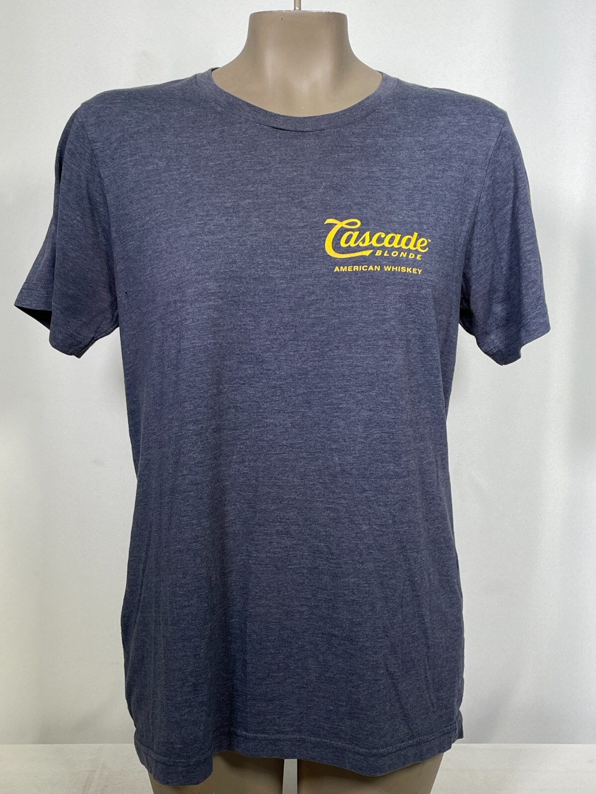 Cascade Blonde American Whiskey Blue T-Shirt Women’s MEDIUM