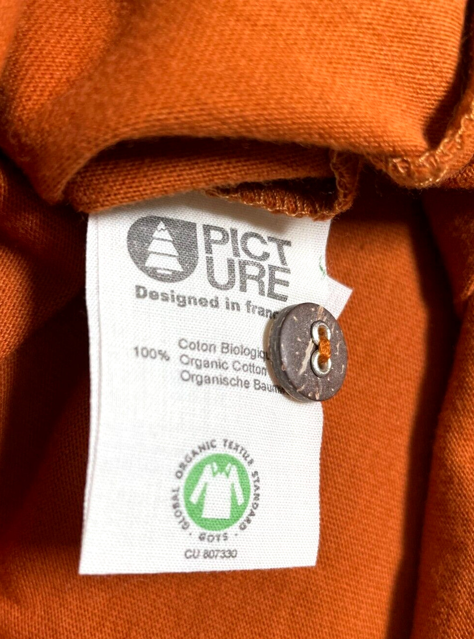 NWT Picture Organic Clothing Deer Animal Womens Tee Caramel Size Large