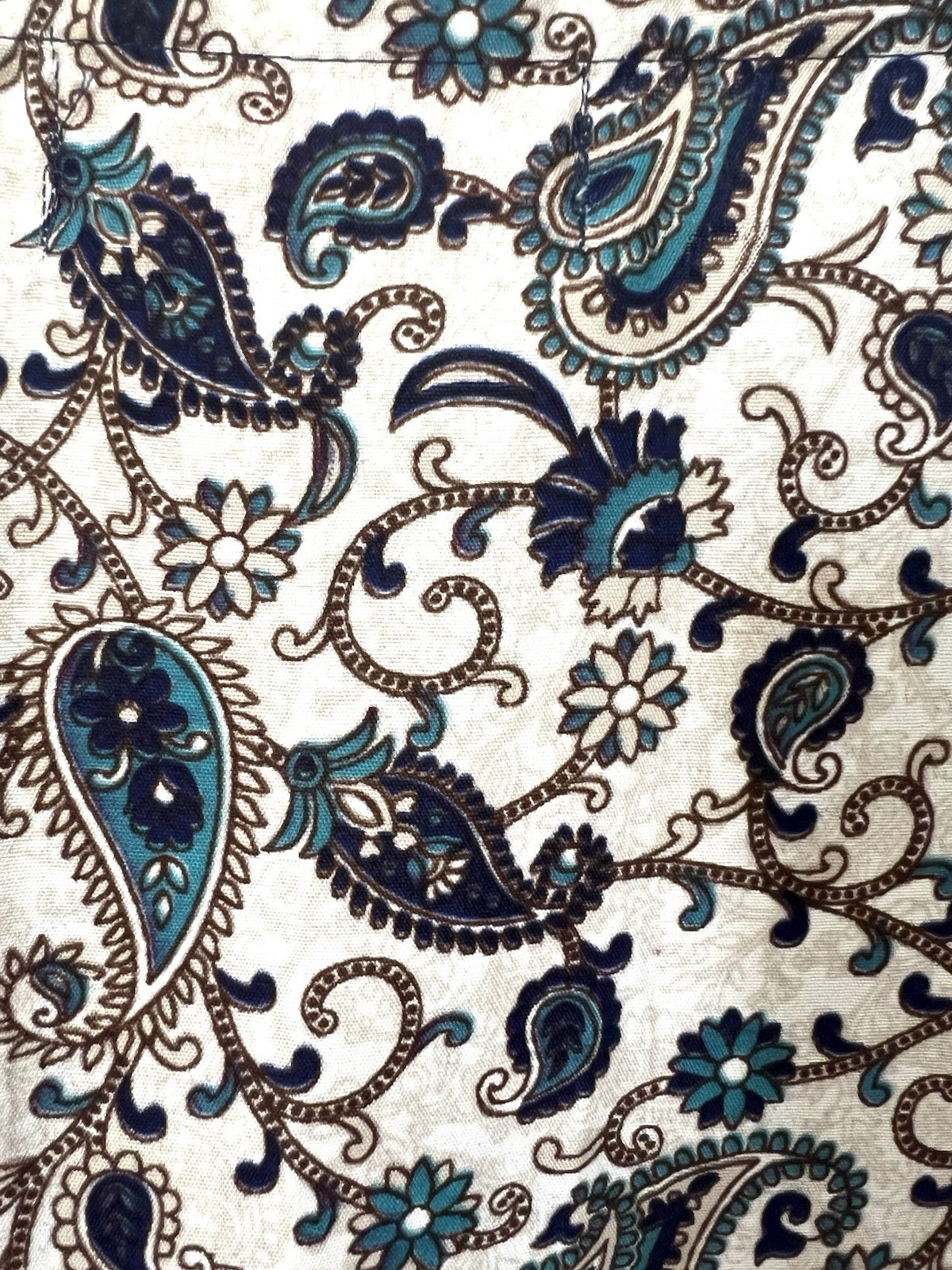 VTG LUSTRE Tunic Paisley Kaftan Caftan Coverup Made In India One Size S M L XL