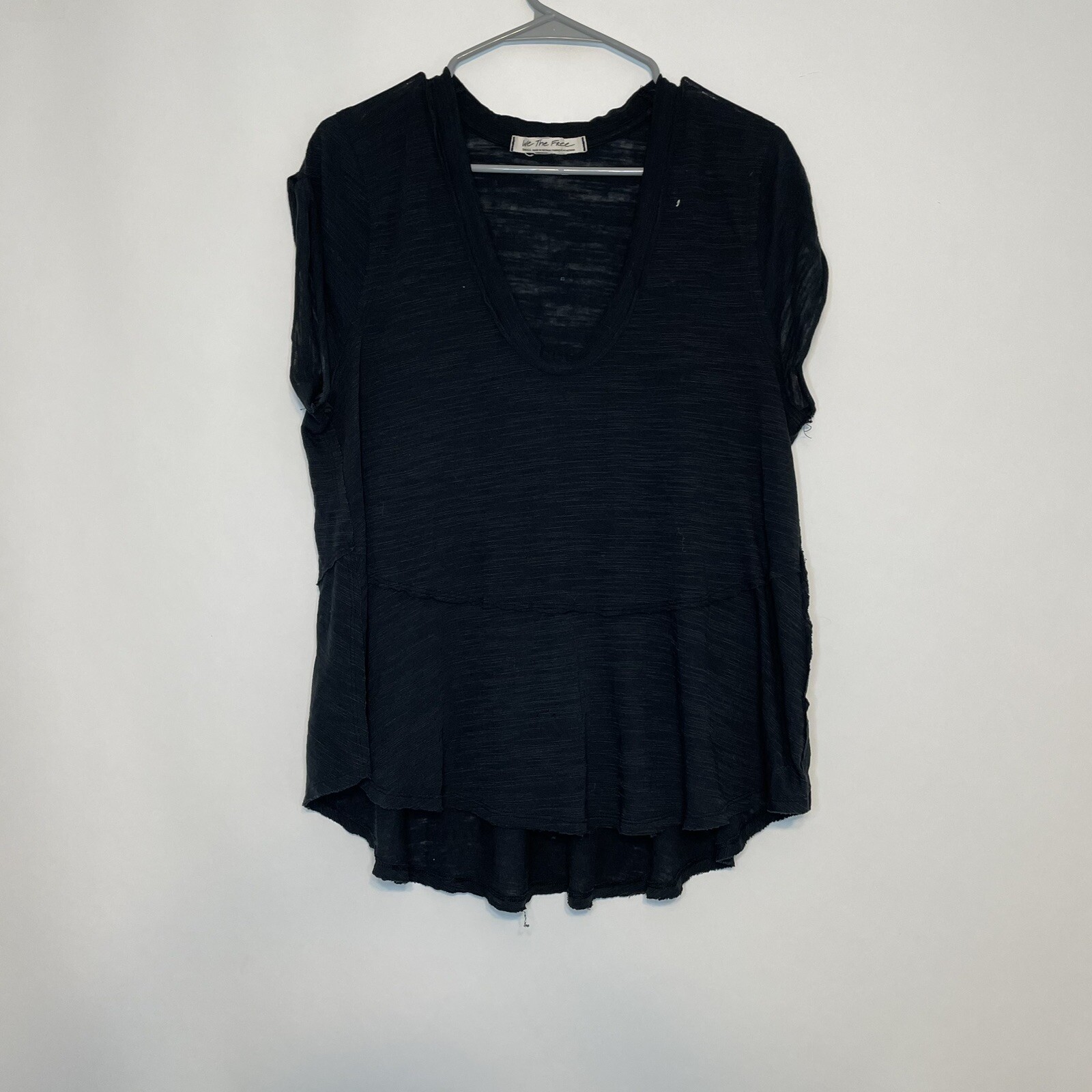 We The Free Black Heather Shirt Run Around Tunic Sleeveless Women’s Small