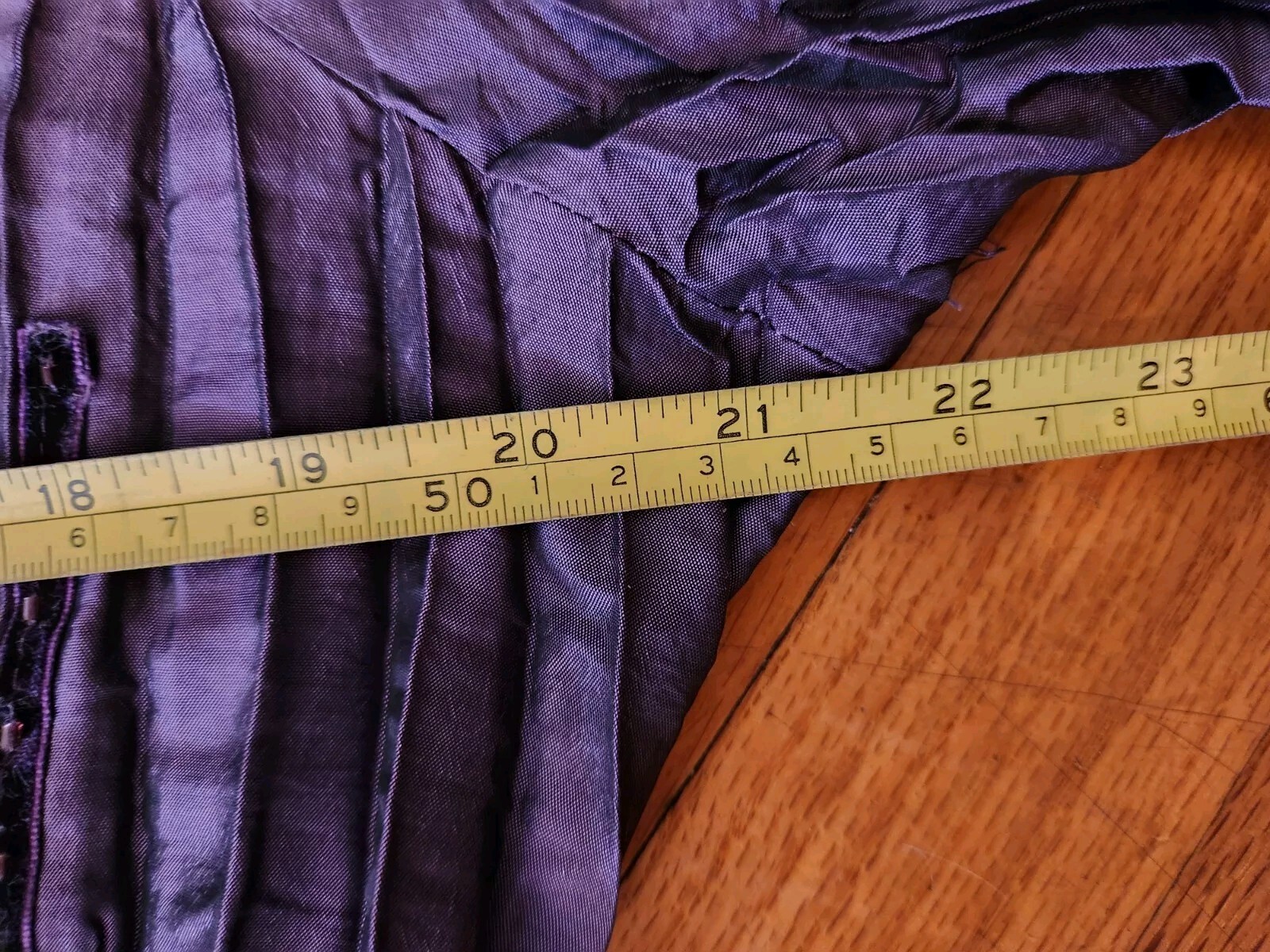 Vintage Y2K Agora Purple Crinkle Frill Fairy Whimsygoth Blouse Size P XL