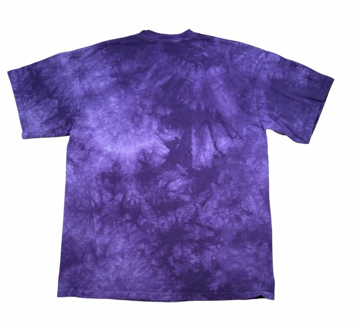 The Mountain Purple Tie Dye Jody Houghton Floral Graphic Shirt Large