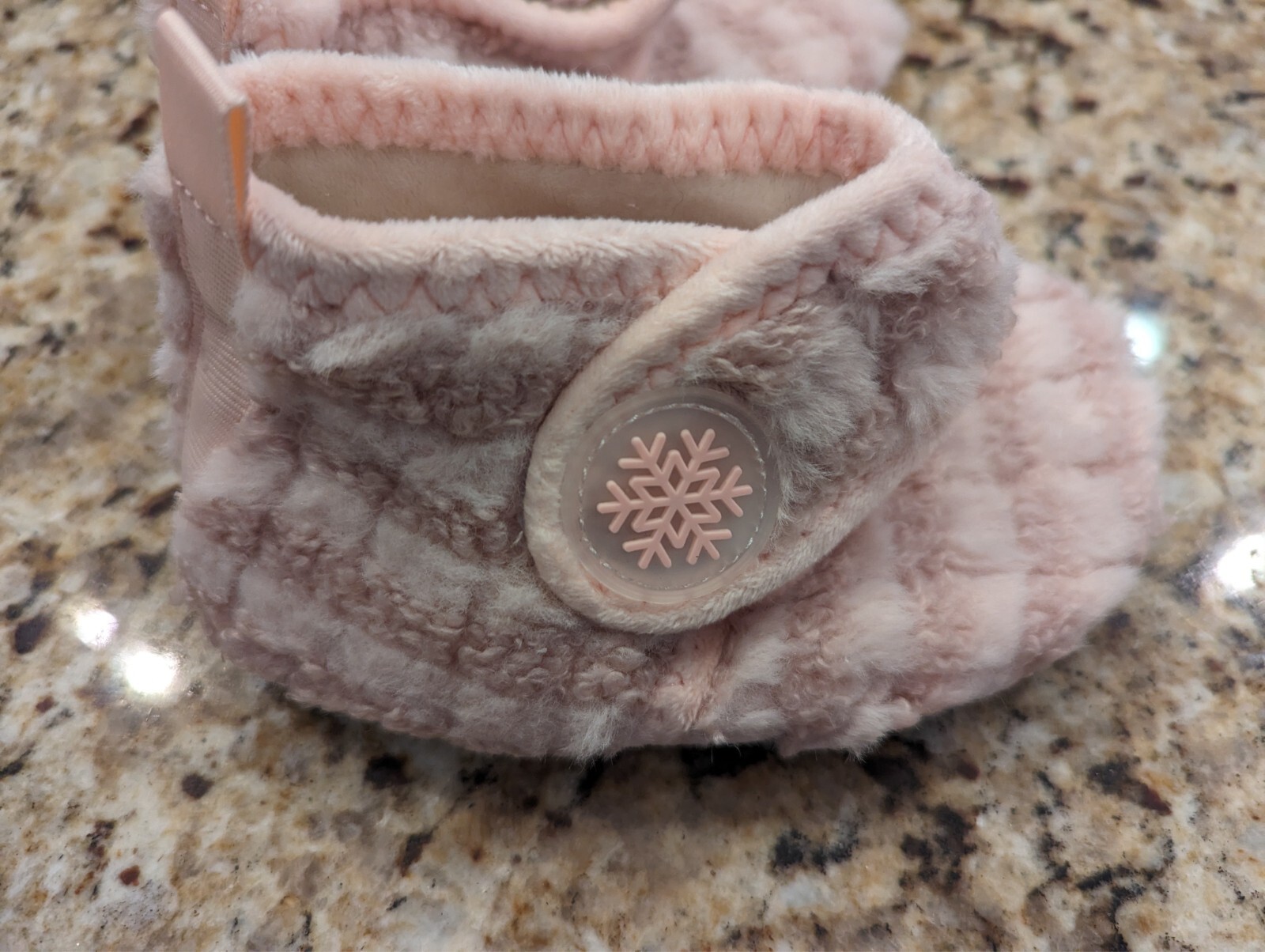 Unisex Kids Toddler Slippers Socks Artificial Woolen Slippers Non-slip 6.5-7.5