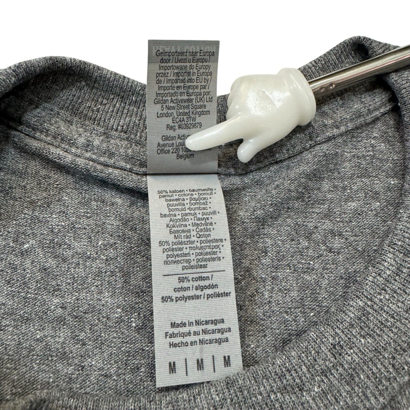 Thankful Pumpkin Thanksgiving Graphic T-Shirt S/S Women’s Sz M Gildan Gray NWOT.