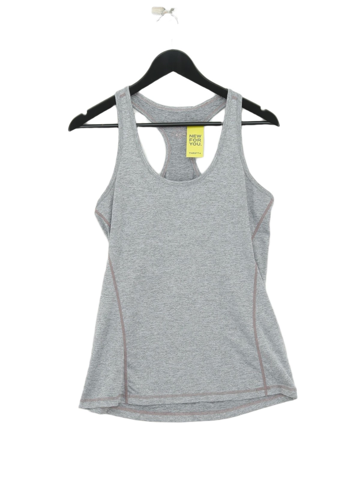 Icyzone Women’s T-Shirt M Grey Polyester with Spandex Basic