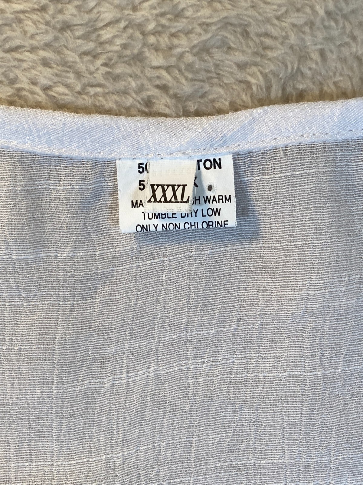 Silk and Cotton Blend Blouse Pintuck Button Accented Sleeves