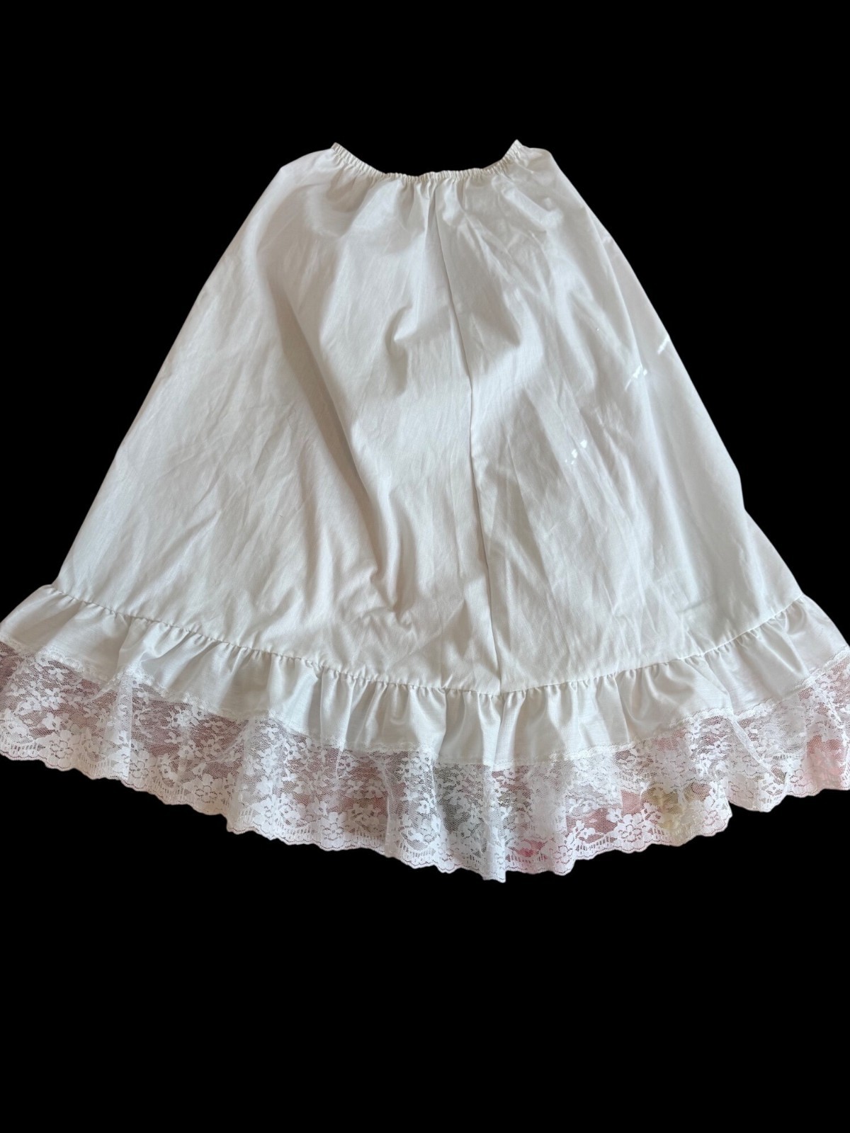 Vintage Avon Fashion Petticoat Lace Small Cottagecore fairy Feminine Prairie USA