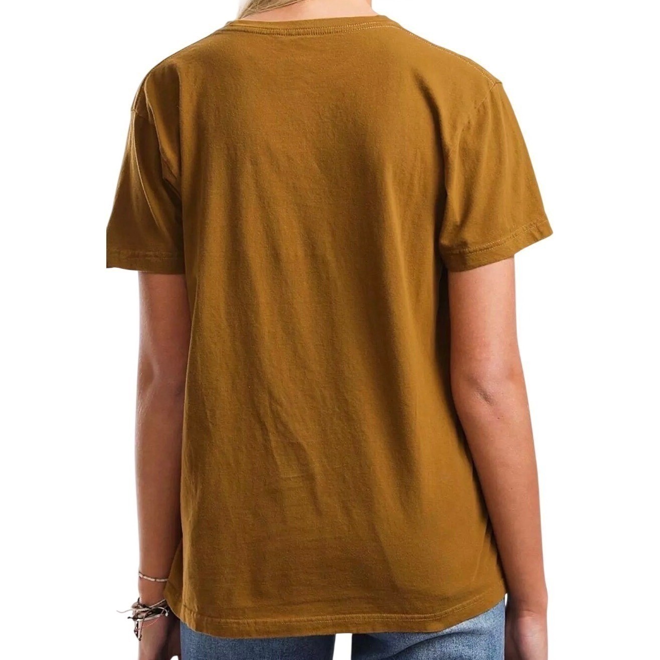 Buckle Johnny Cash I Walk The Line Distressed Graphic Tee Brown Small JCA108310