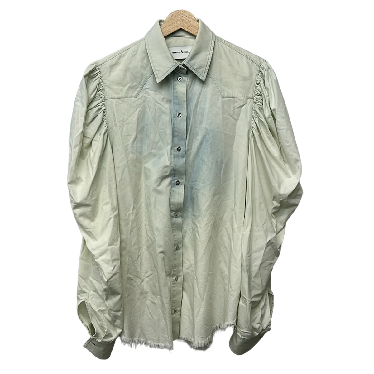 MARQUES’ ALMEIDA Light Blue Cream Women’s Blouse