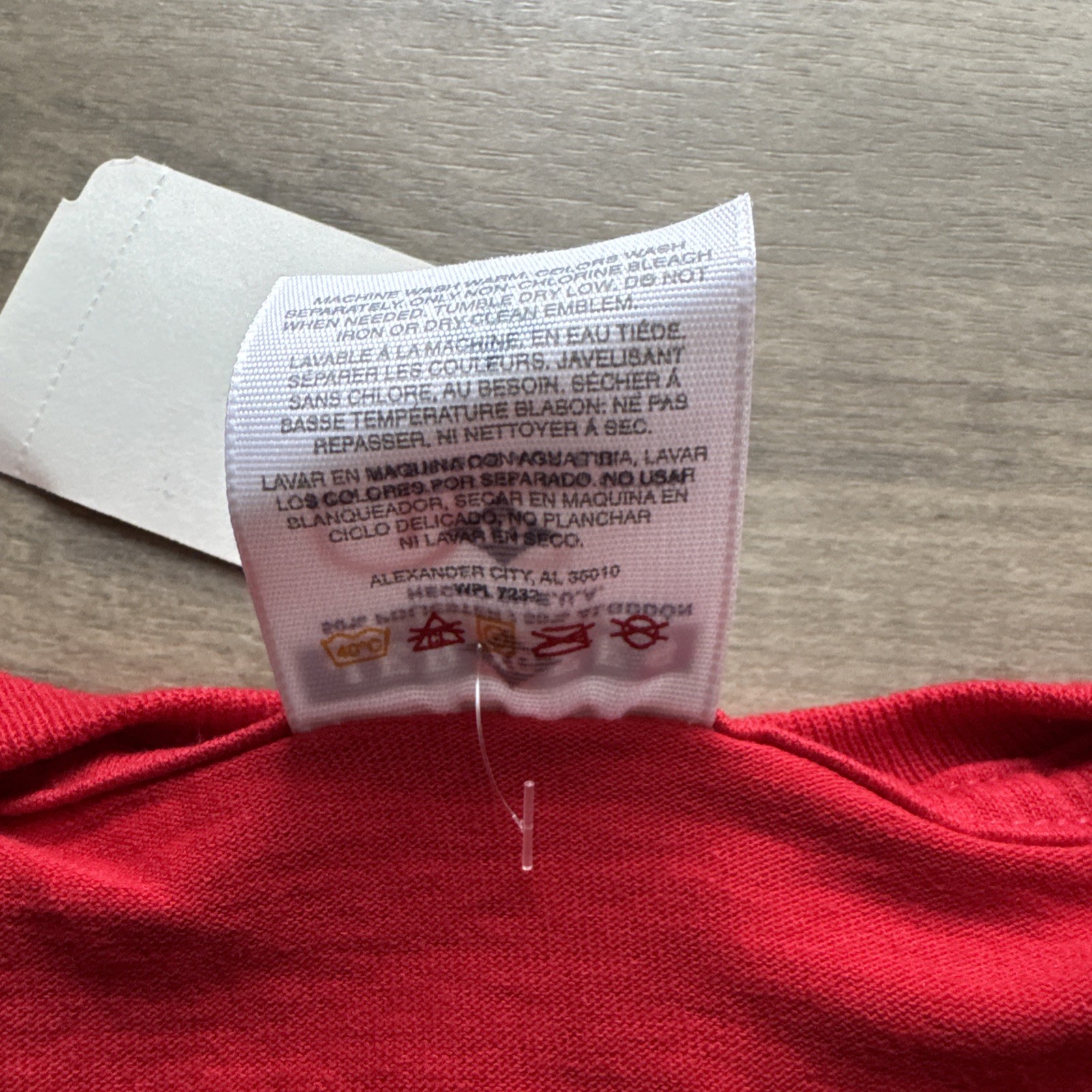 Qty 2) VTG Women’s Jerzees Blank Cotton Blend T-Shirt Red XL-2XL NWT Made In USA