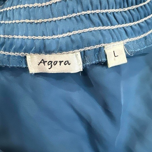 Agora Women’s Blue Blouse Size L