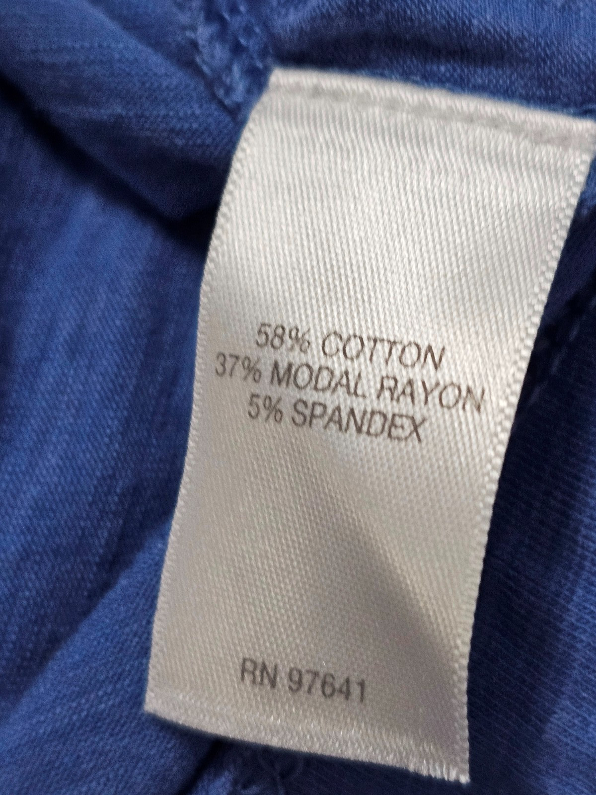 J Jill Womens Pullover Top Solid Blue Long Sleeves Cotton Rayon Spandex 3X