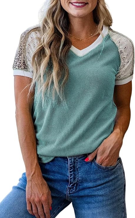 Cheetah and lace Top with NWOT Boutique style top