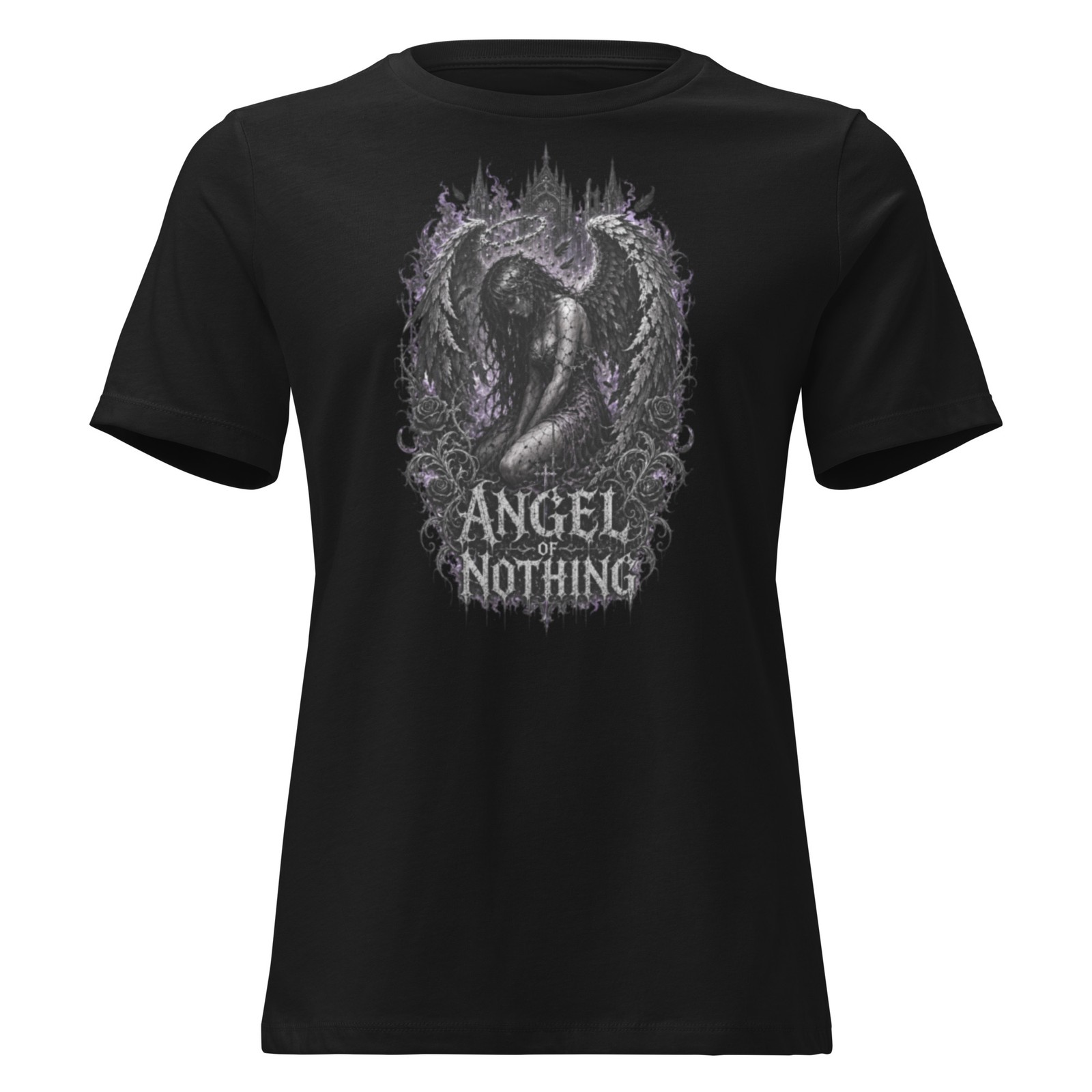 Sick Satisfaction – ANGEL OF NOTHING – Women’s Dark Gothic Streetwear Tee