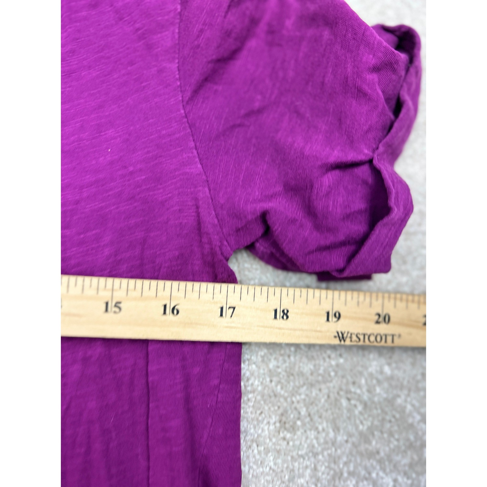 Natural Reflections Crochet Lace M Purple Slub Knit Boho Cottagecore Romantic
