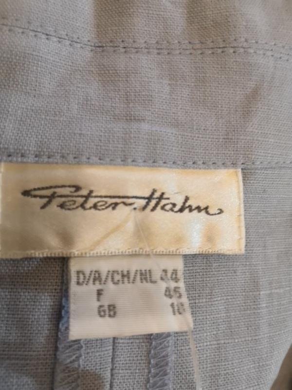 Women Peter Hahn shirt grey cotton XXL