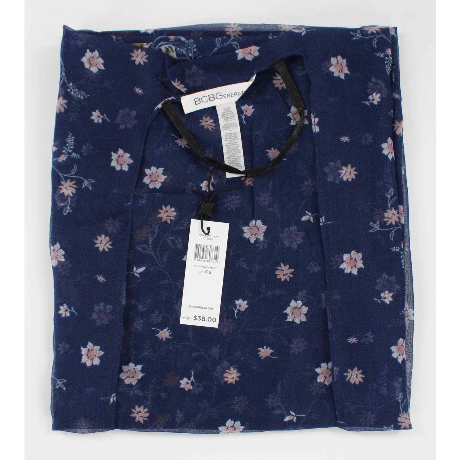 BCBGeneration Light Weight Floral Print Open Front Kimono #GN4331911