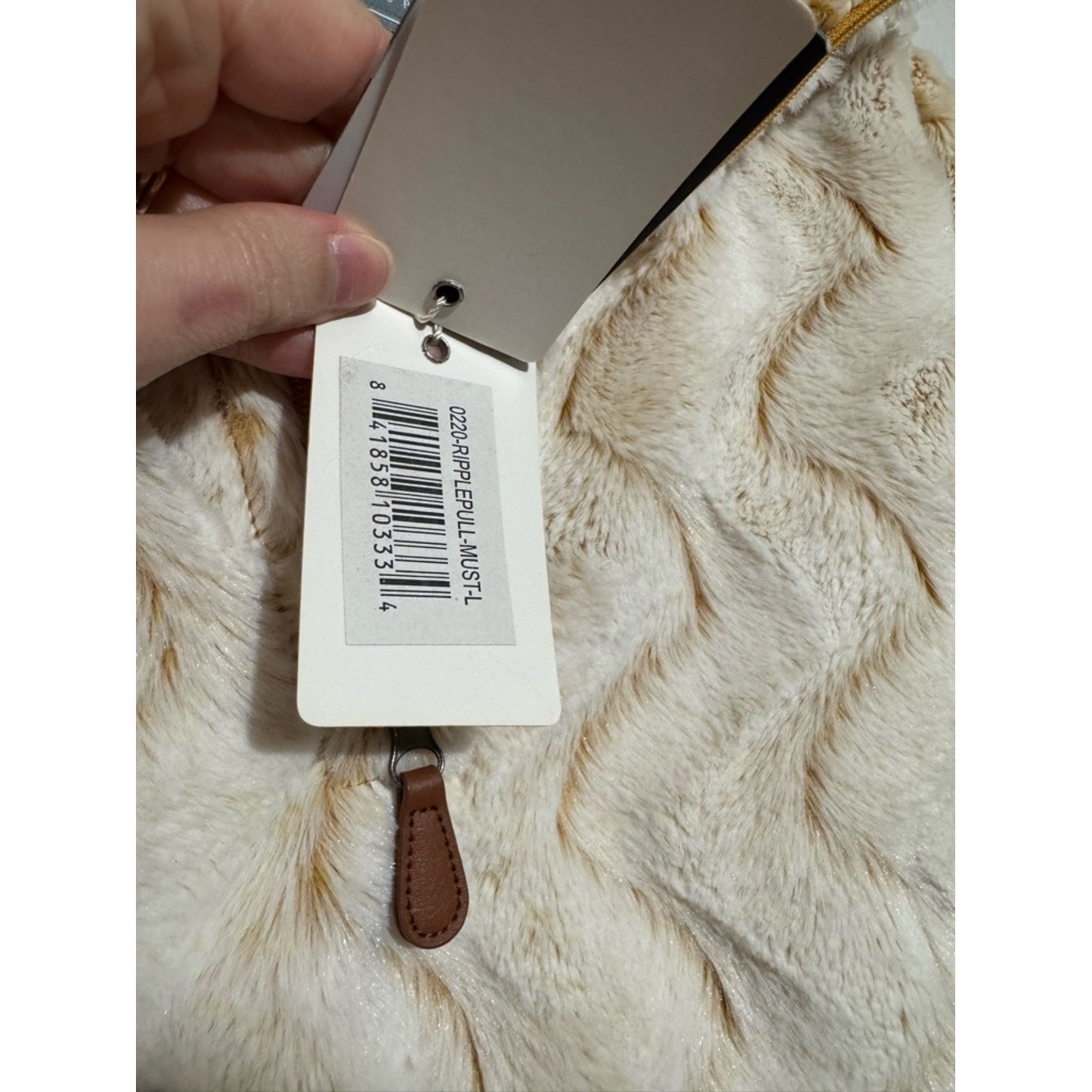 Simply Southern NWT Quarter Zip Pullover Size L Cozy Textured Plush Yellow Fall