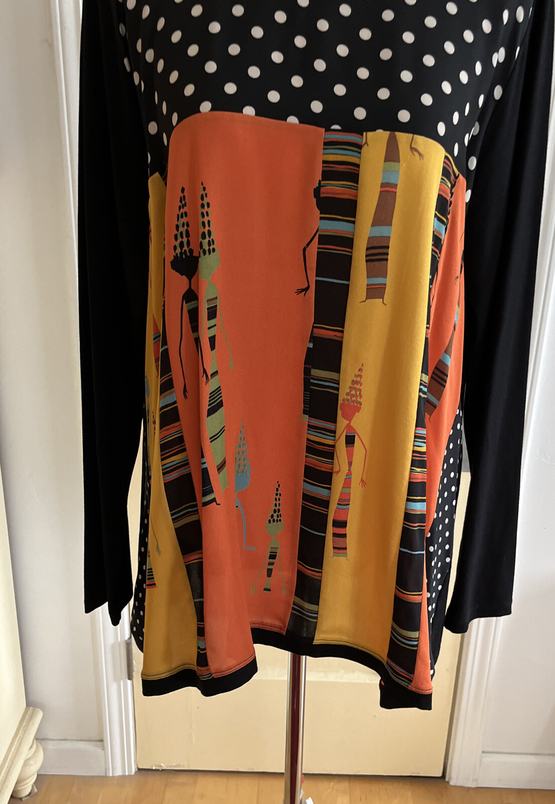 HARARI Native Print Top Sz XL