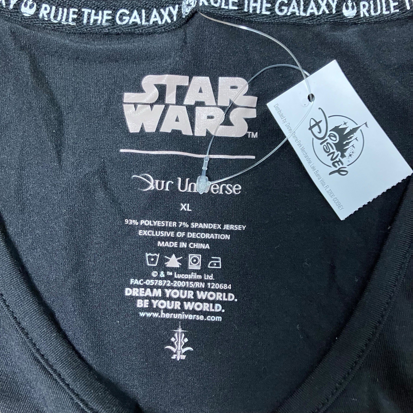 Star Wars Top Adult XL Galaxy Logo Tank by Our Universe Unisex Disney Parks