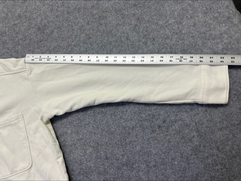 Natural Reflections Women’s Cream Off-White Button Down Shirt Jacket L/G XCZBNVC