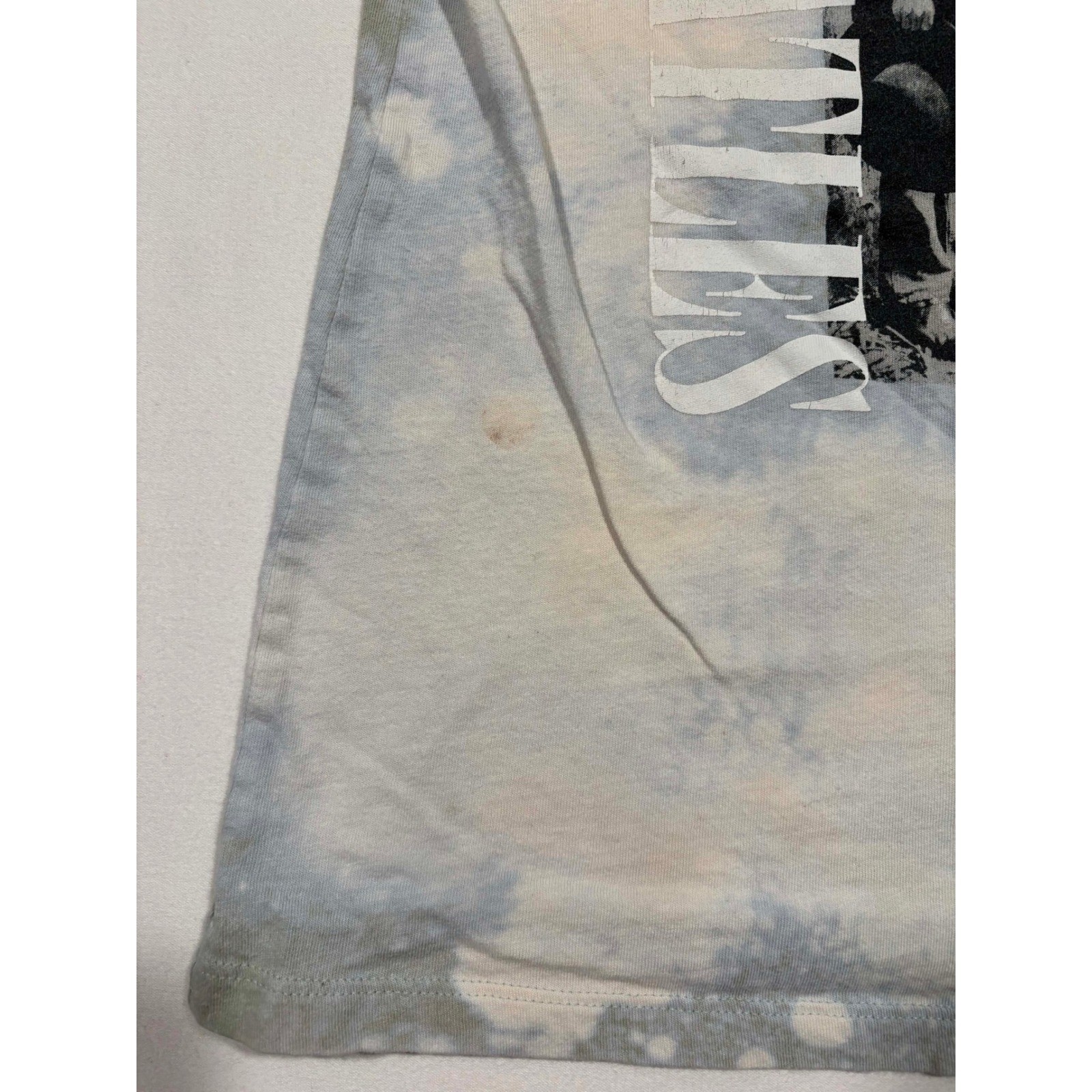 The Beatles Bleached Distressed Graphic T-Shirt Sage Green S 2021 Apple Corps