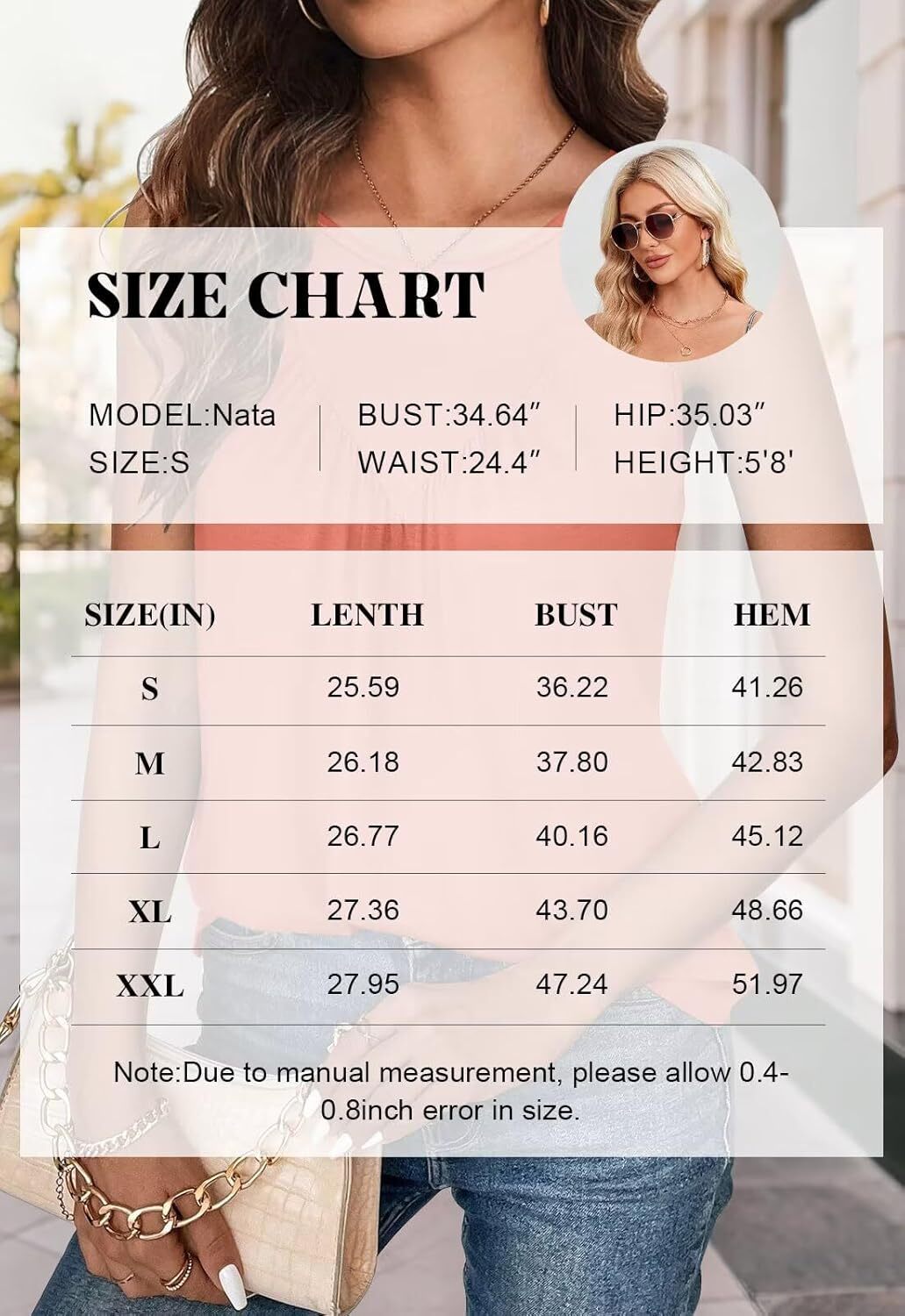 Women Sleeveless Tank Top Loose Fit Flowy Casual Summer Beach Vacation Shirt
