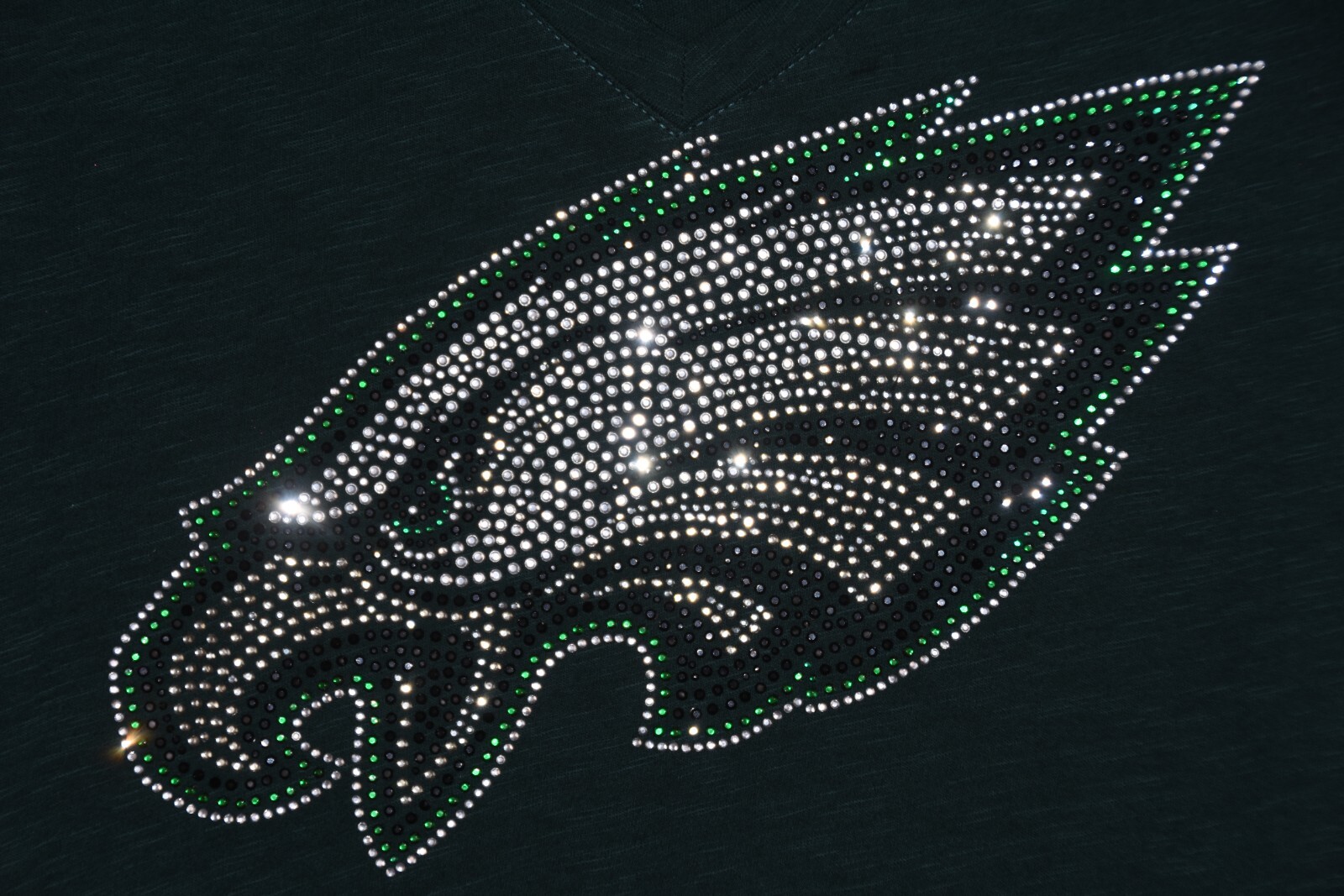 Philadelphia rhinestone bling long sleeved shirt XS S M L XL XXL 1X 2X 3X 4X 5X
