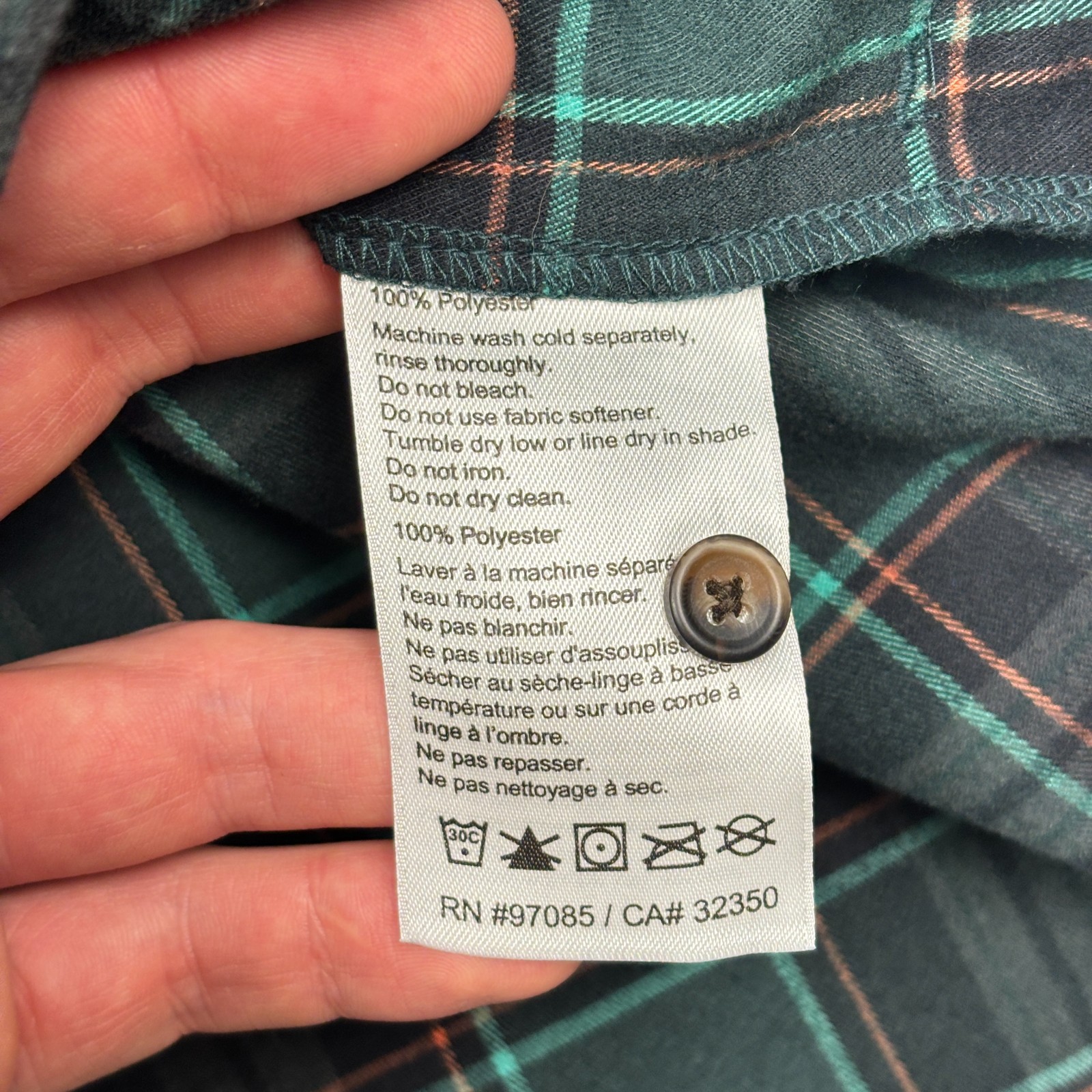 Outdoor Research Kulshan Flannel Tunic Shirt Womens M Green Plaid Pockets