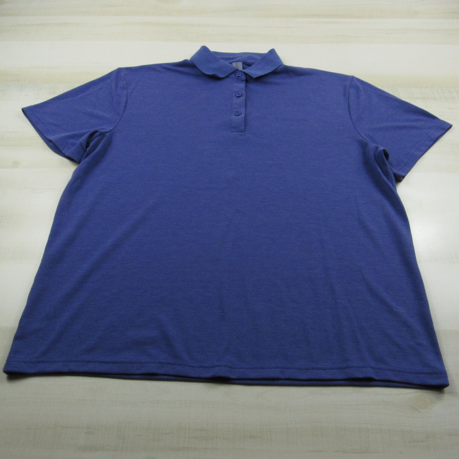 Outdoor Voices Polo Shirt Womens Large Purple Short Sleeve Performance Outdoor