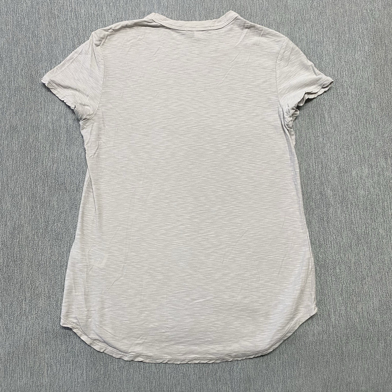 Standard James Perse Shirt Womens 2 Medium Cotton Quiet Luxury Minimal Gray