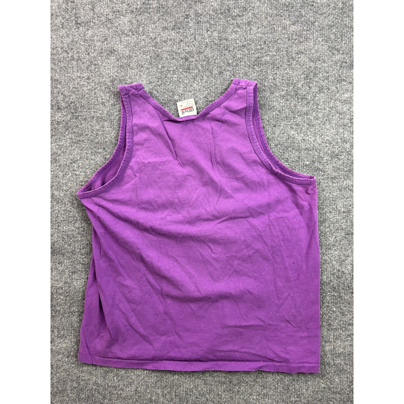 Anvil Tank Top Womens Small Purple Glacier Park Going To The Sun Vintage USA