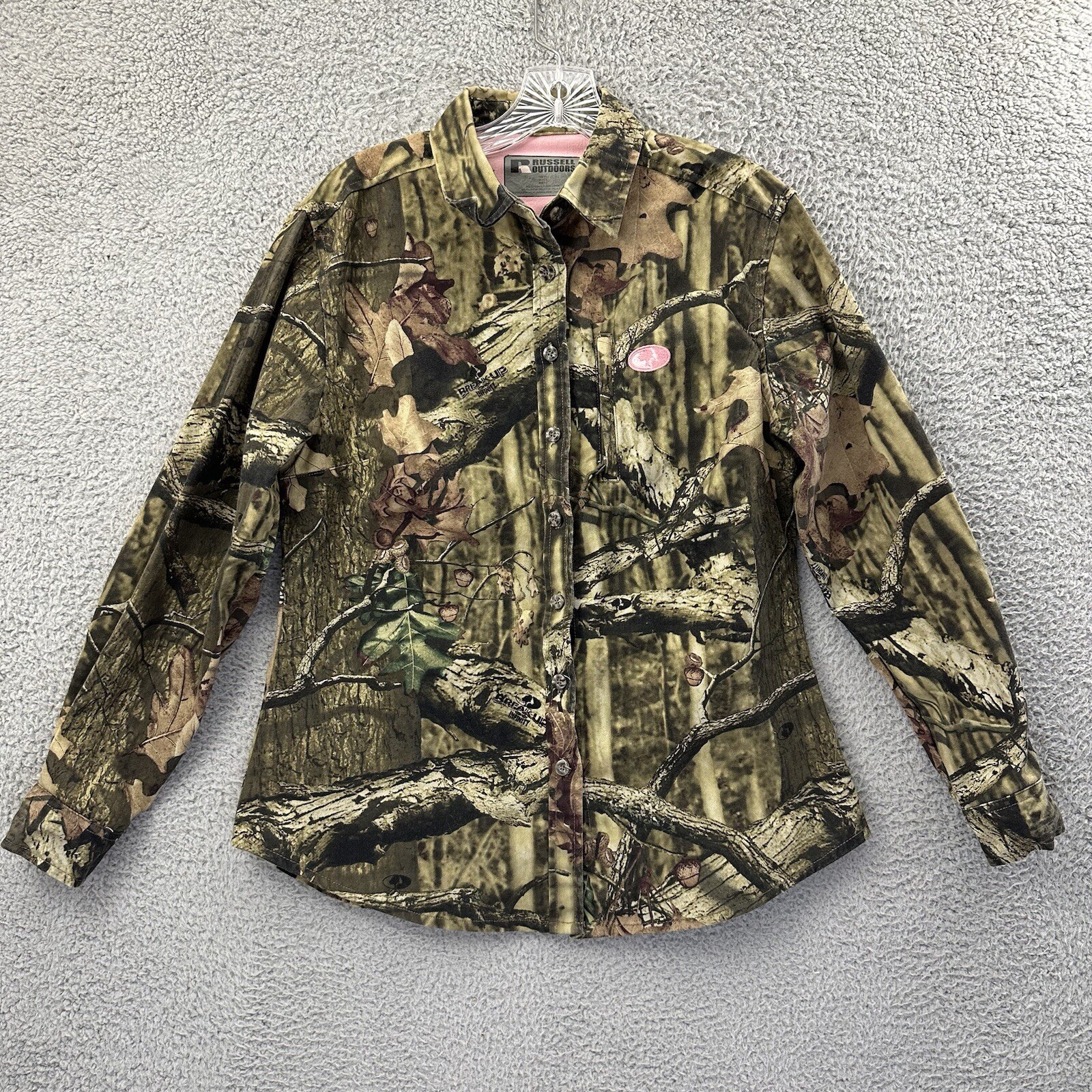 Russell Outdoors Realtree Break Up Infinity Button Up Shirt Gorpcore Women’s M