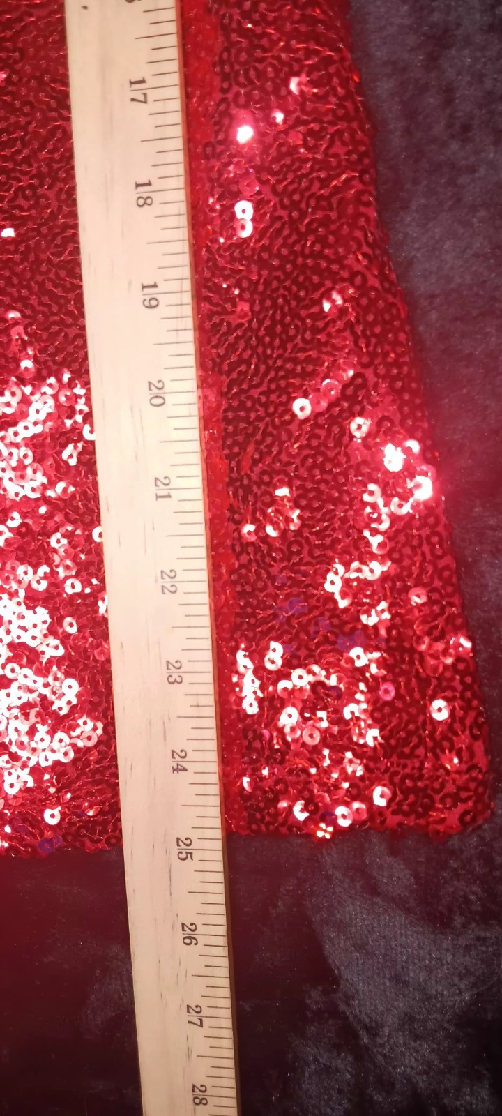 Cato Sleeveless Sequin Cami Tank Top M Ruby Red Sparkly Shimmer Holiday Party