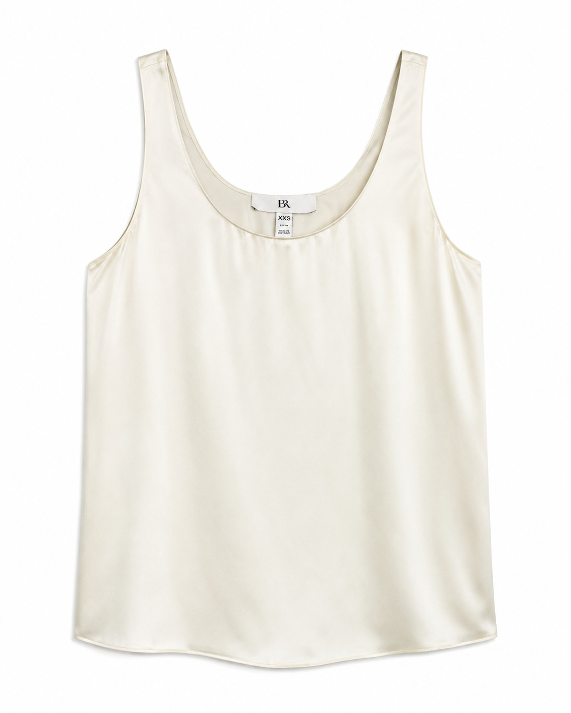Banana Republic Sublime Silk Tank Ivory XXS Petite