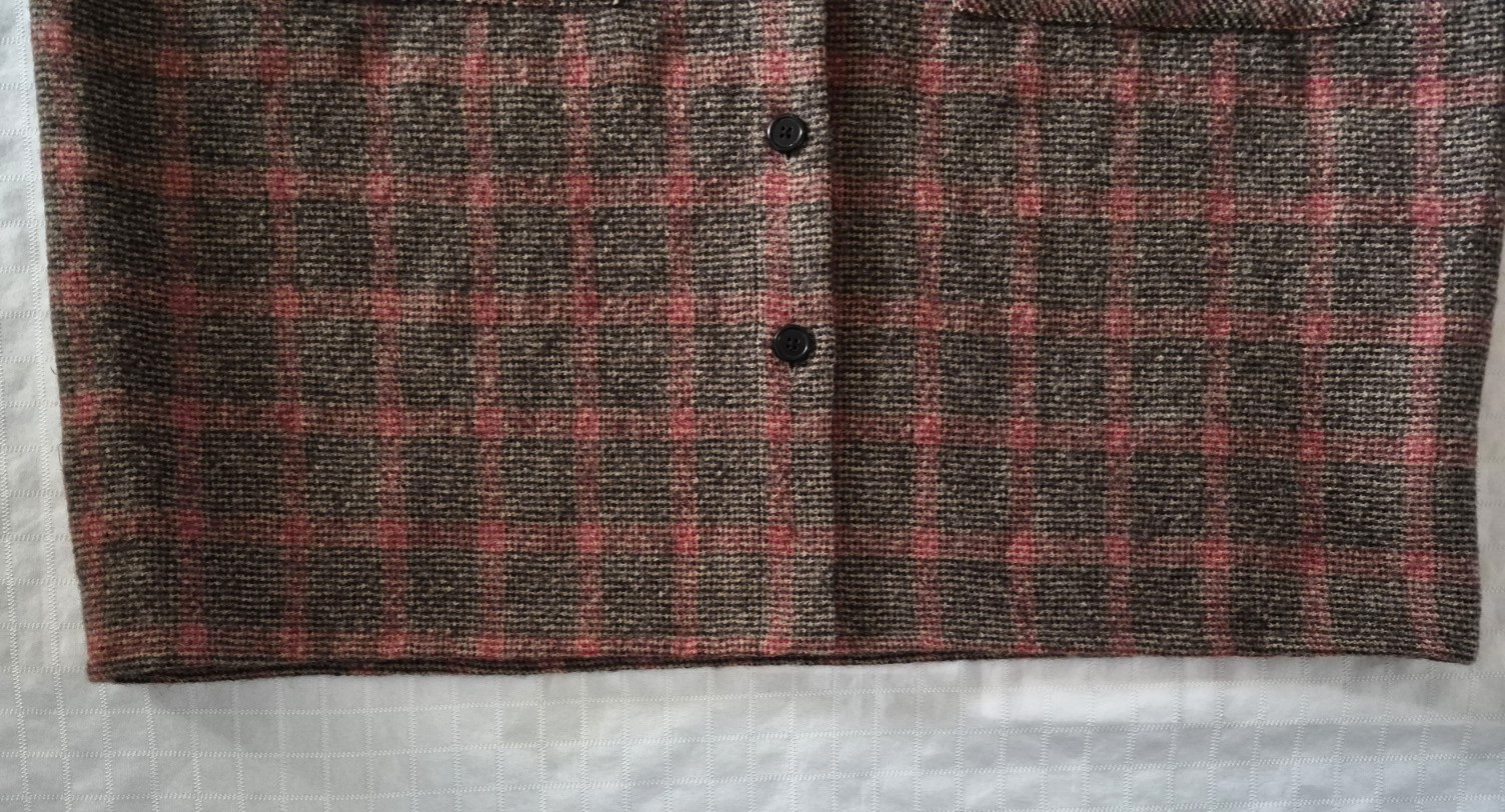 NWOT Women’s IRO Aftermath Plaid Tweed Wool Overshirt Jacket Size 34 US 2/ XS