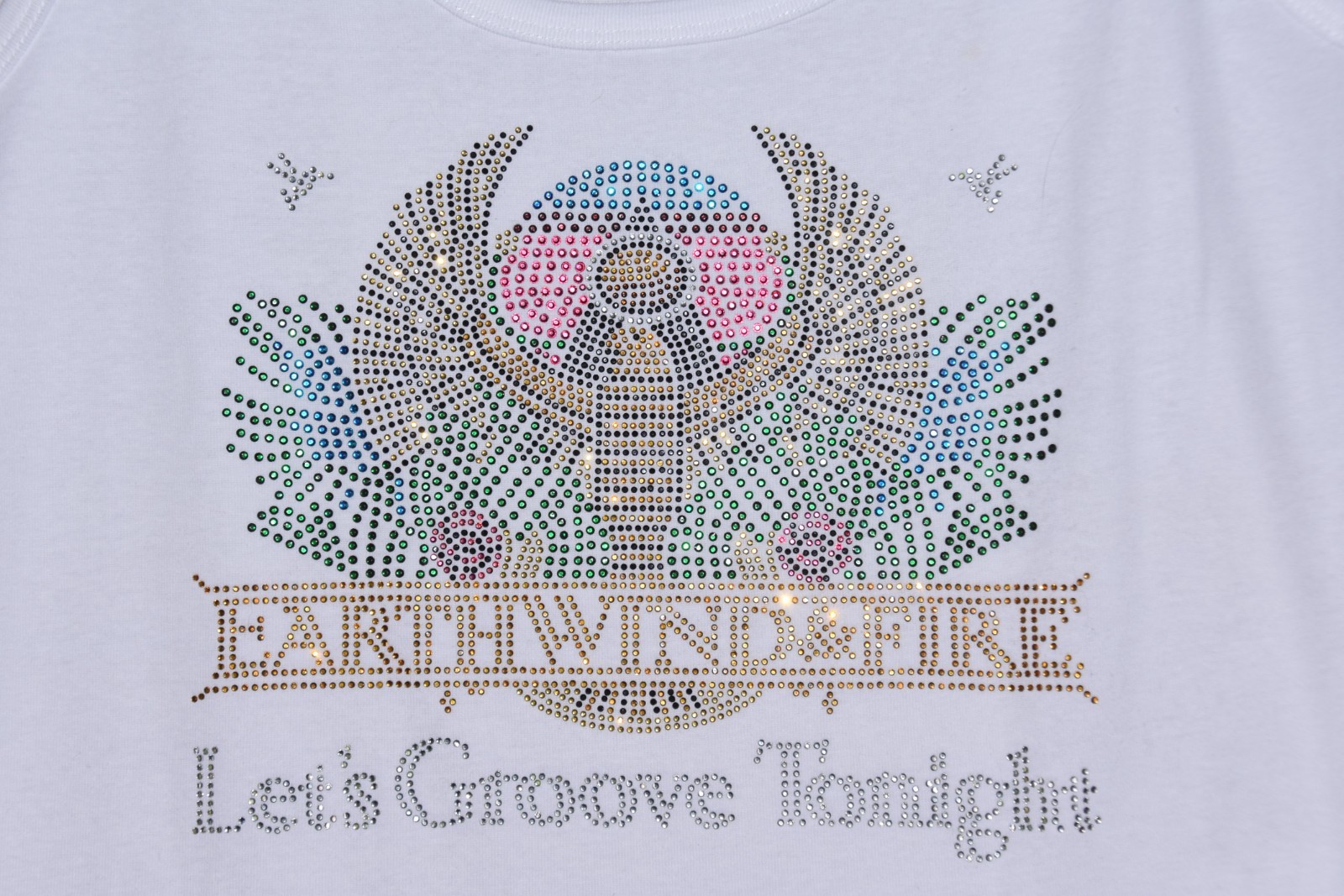 Earth Wind & Fire rhinestone bling shirt or tank XS S M L XL XXL 1X 2X 3X 4X 5X