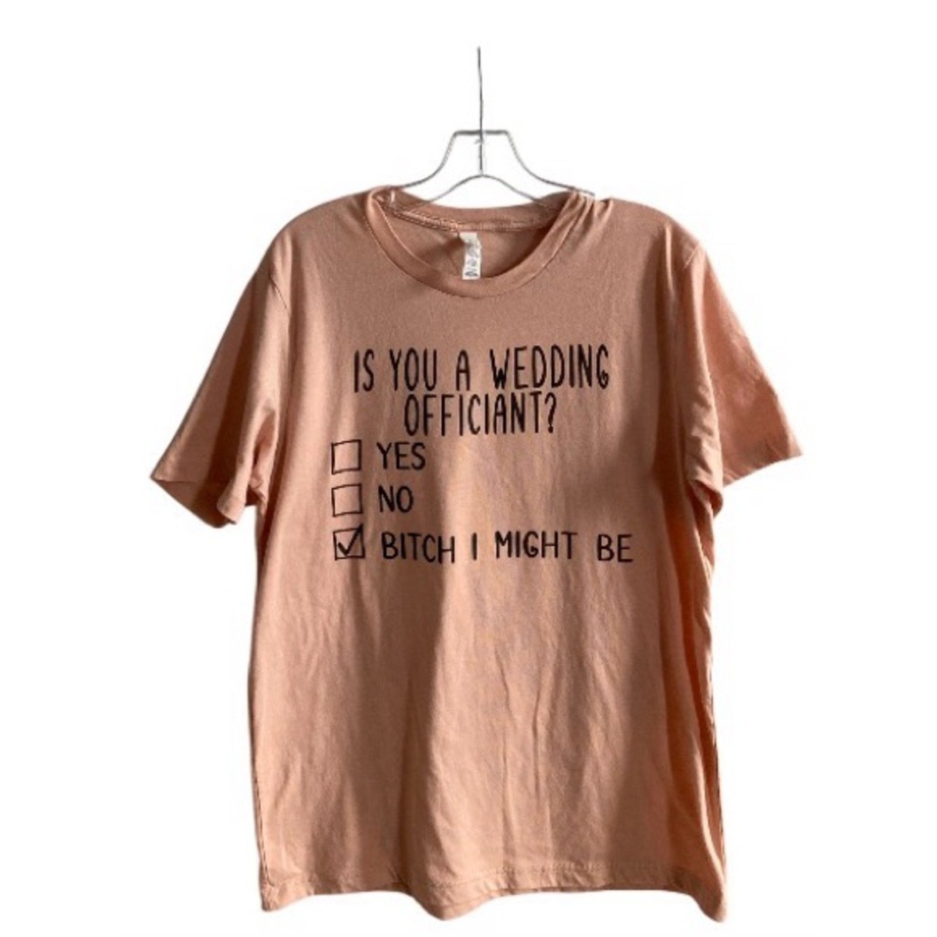 Bella Canvas Blush Pink Graphic Crewneck Tee