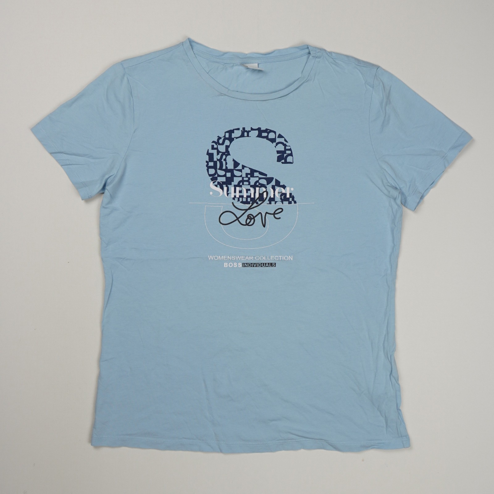 Hugo Boss Women’s Printed T-Shirt M Blue