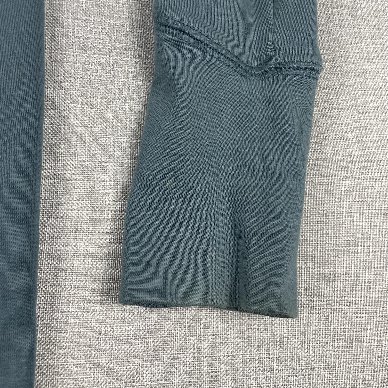 Peruvian Connection Shirt Womens XL Blue Boat Neck Long Sleeve Tunic Pima Button