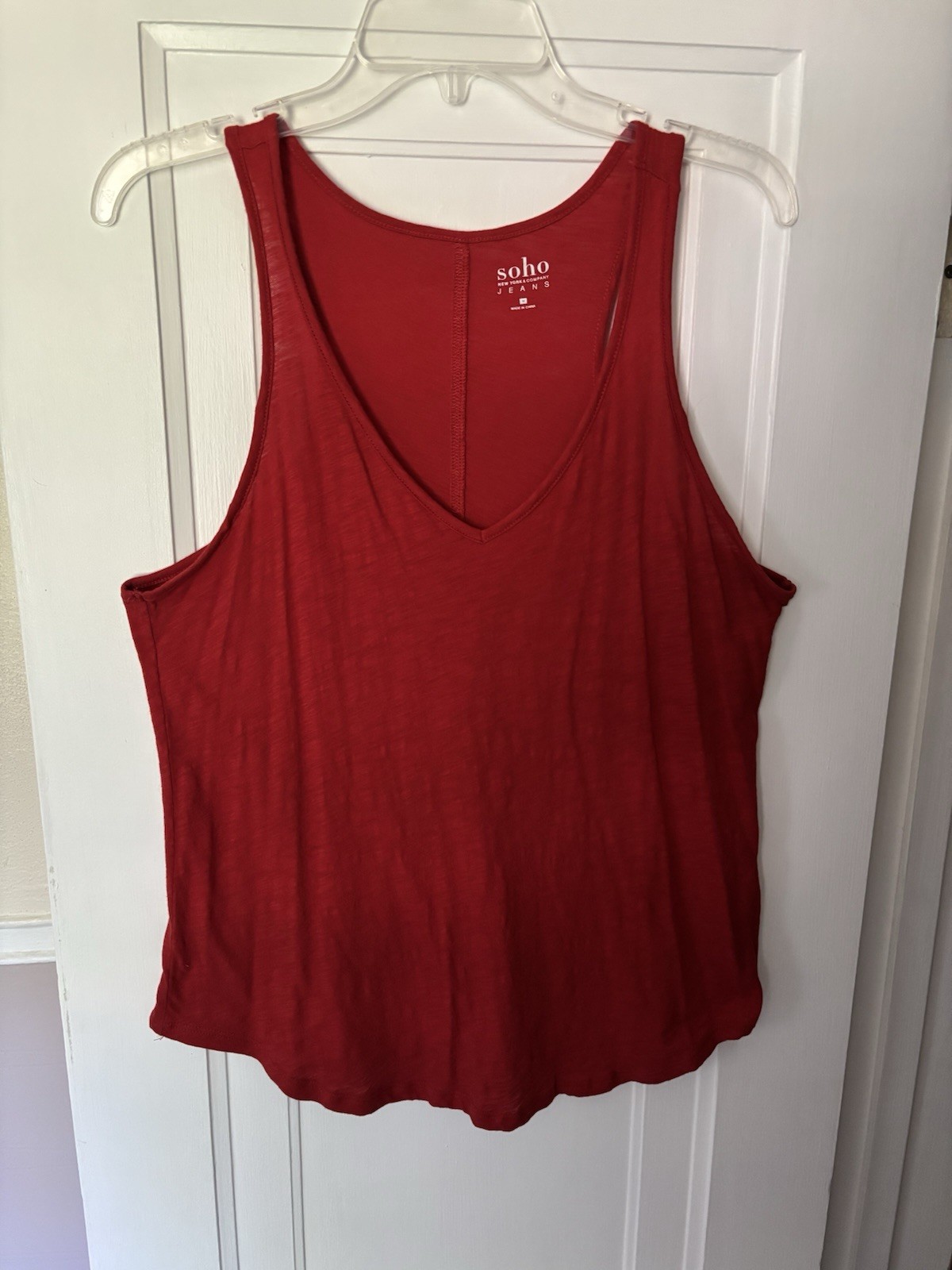 Soho New York & Company Women’s Solid Color Size Medium Tank Top
