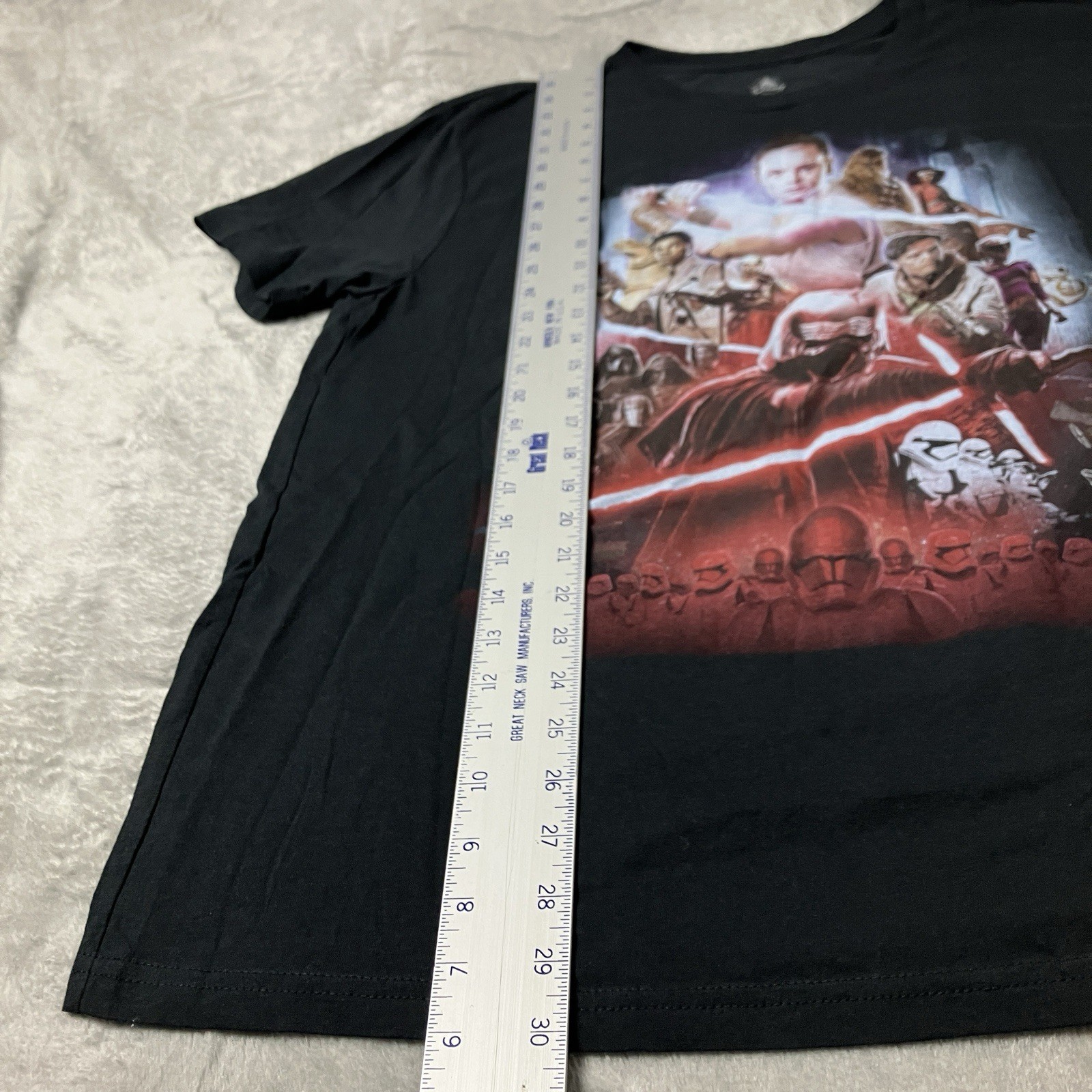 Disney Star Wars Rise Skywalker T Shirt Womens XL Black Kylo Ren Graphic NWT