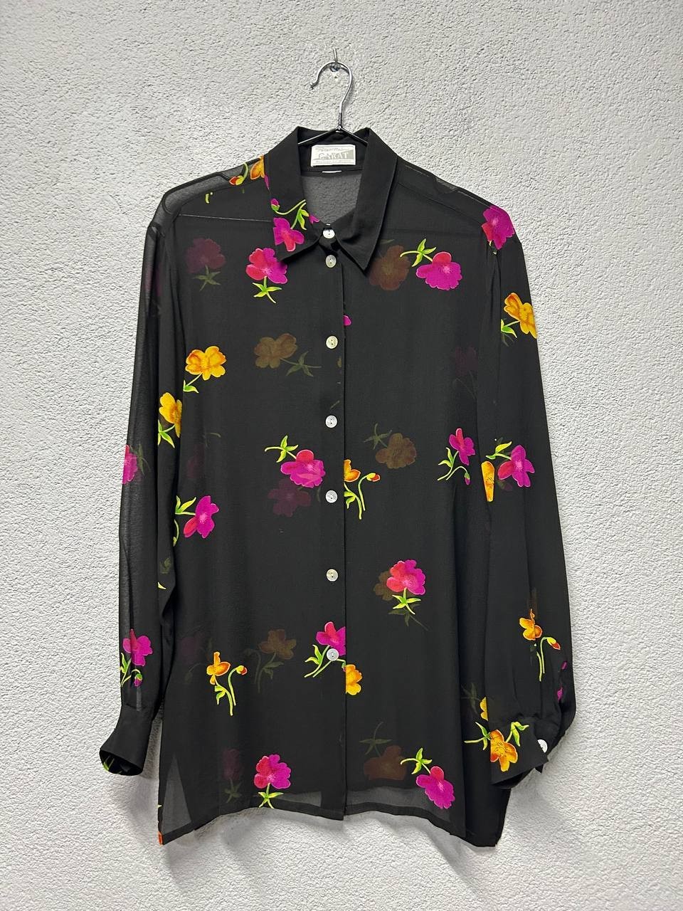 Peter Hahn Carat exclusiv collection womens silk blouse shirt XL